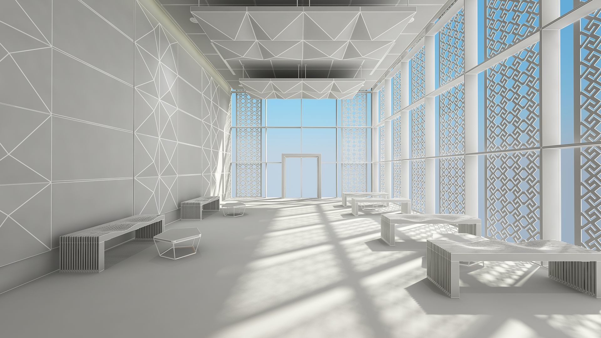Lobby Interior 3D model_12