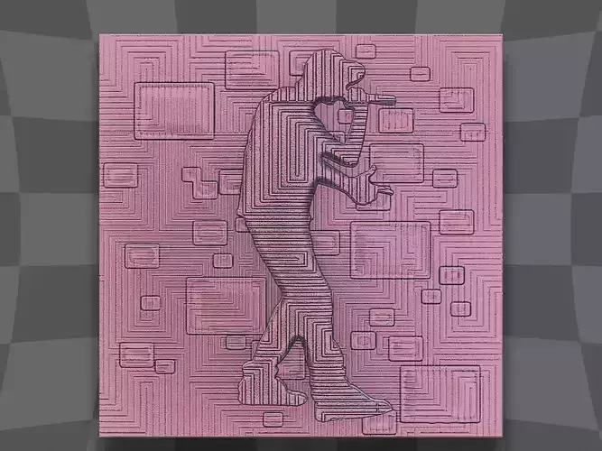 Style Rapper print model