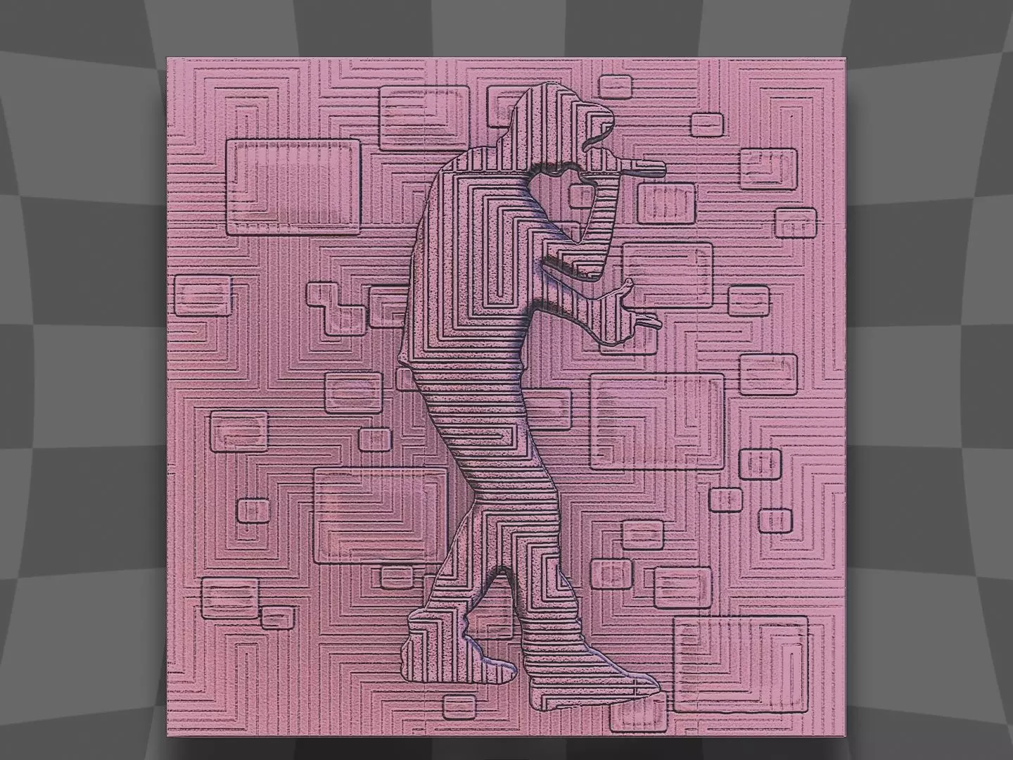 Style Rapper print model 3D print model_0