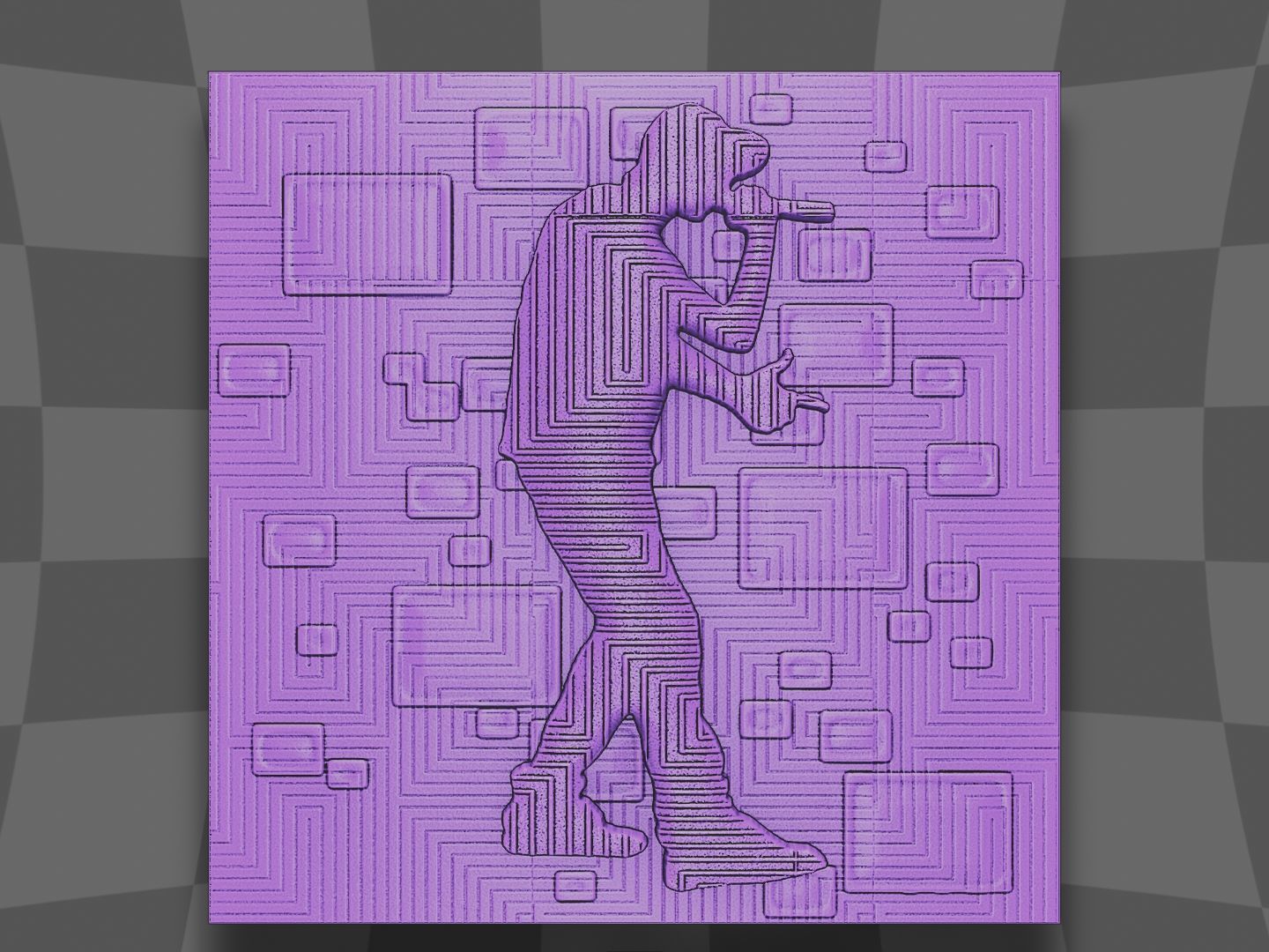 Style Rapper print model 3D print model_2