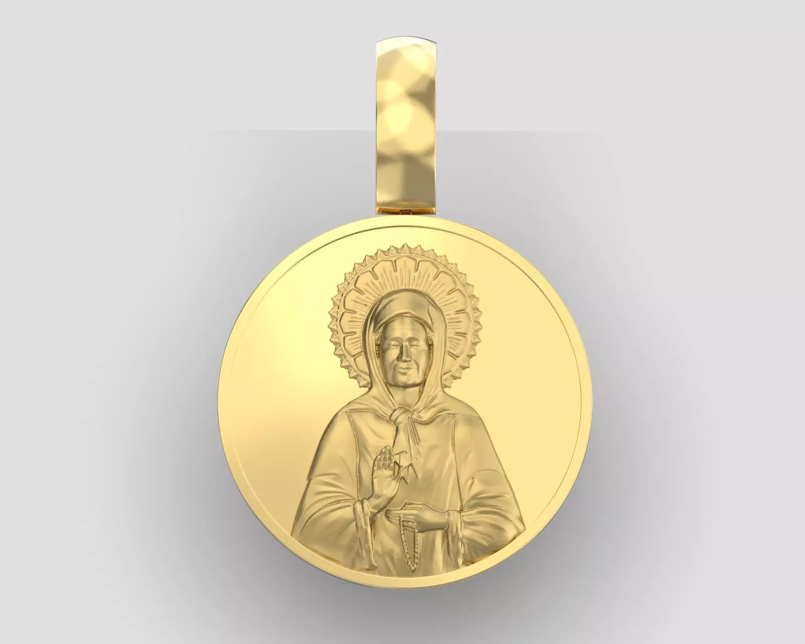Pendant P 199 St Matrona 3D print model_0