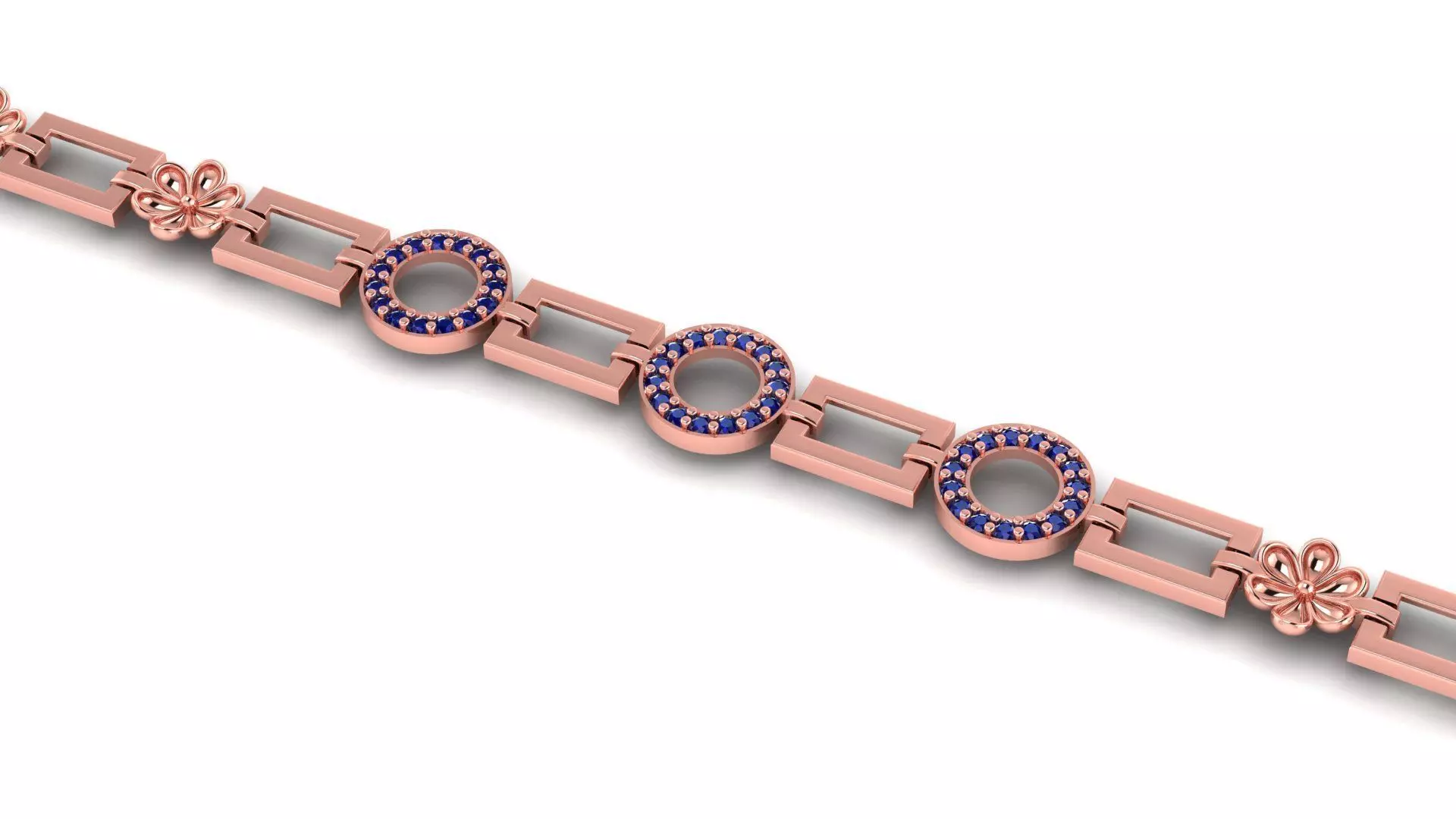 New Light Weight Bracelets-Ladies Bracelets 3D print model_0