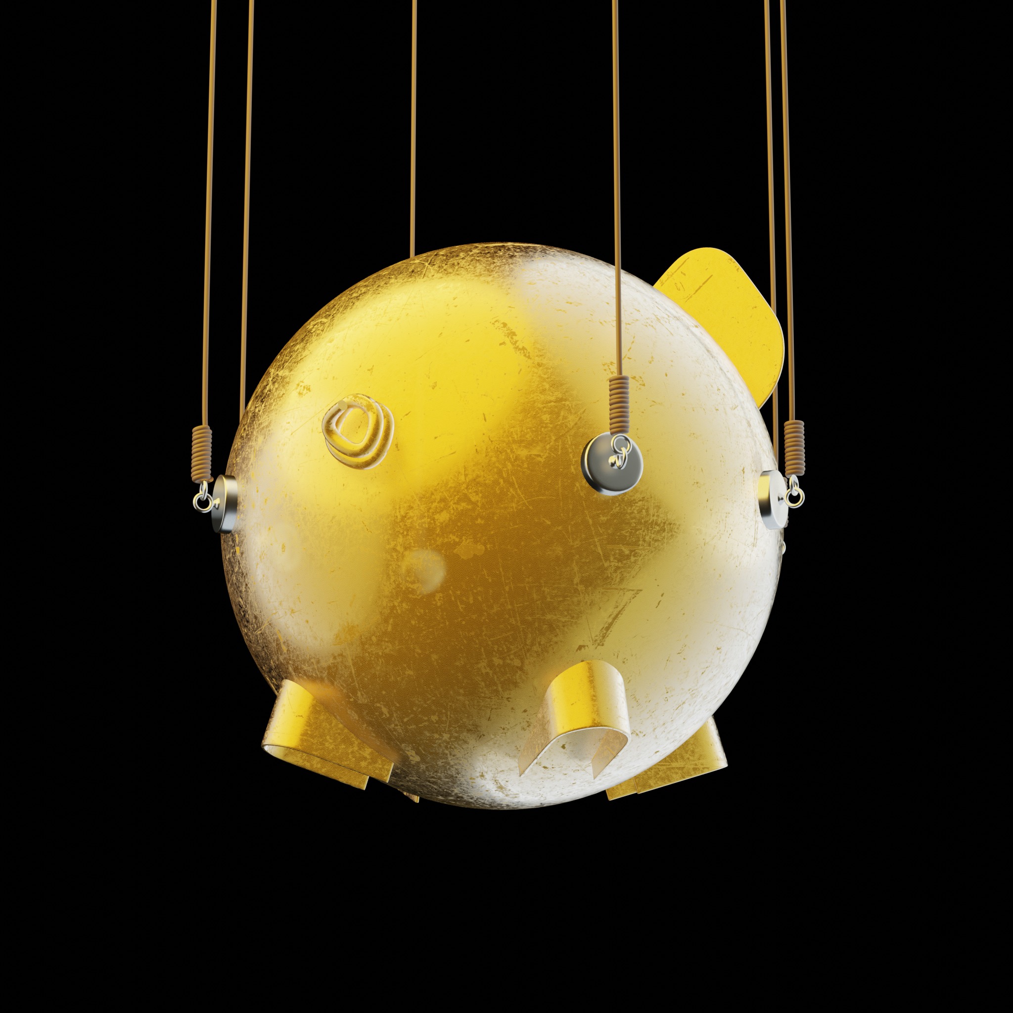 Squid Game Piggy Bank 3D model_2