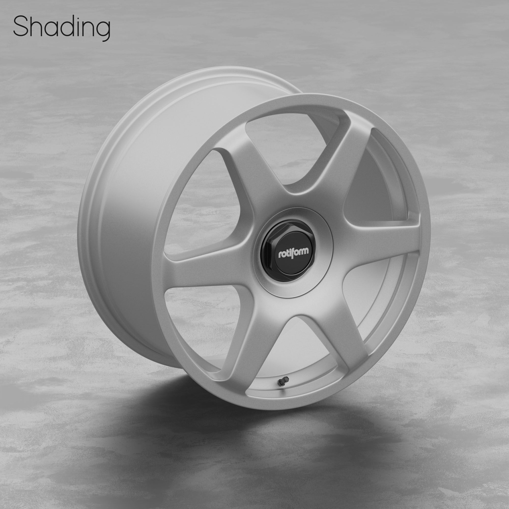 Rotiform SIX Wheel 3D Model 3D model_4