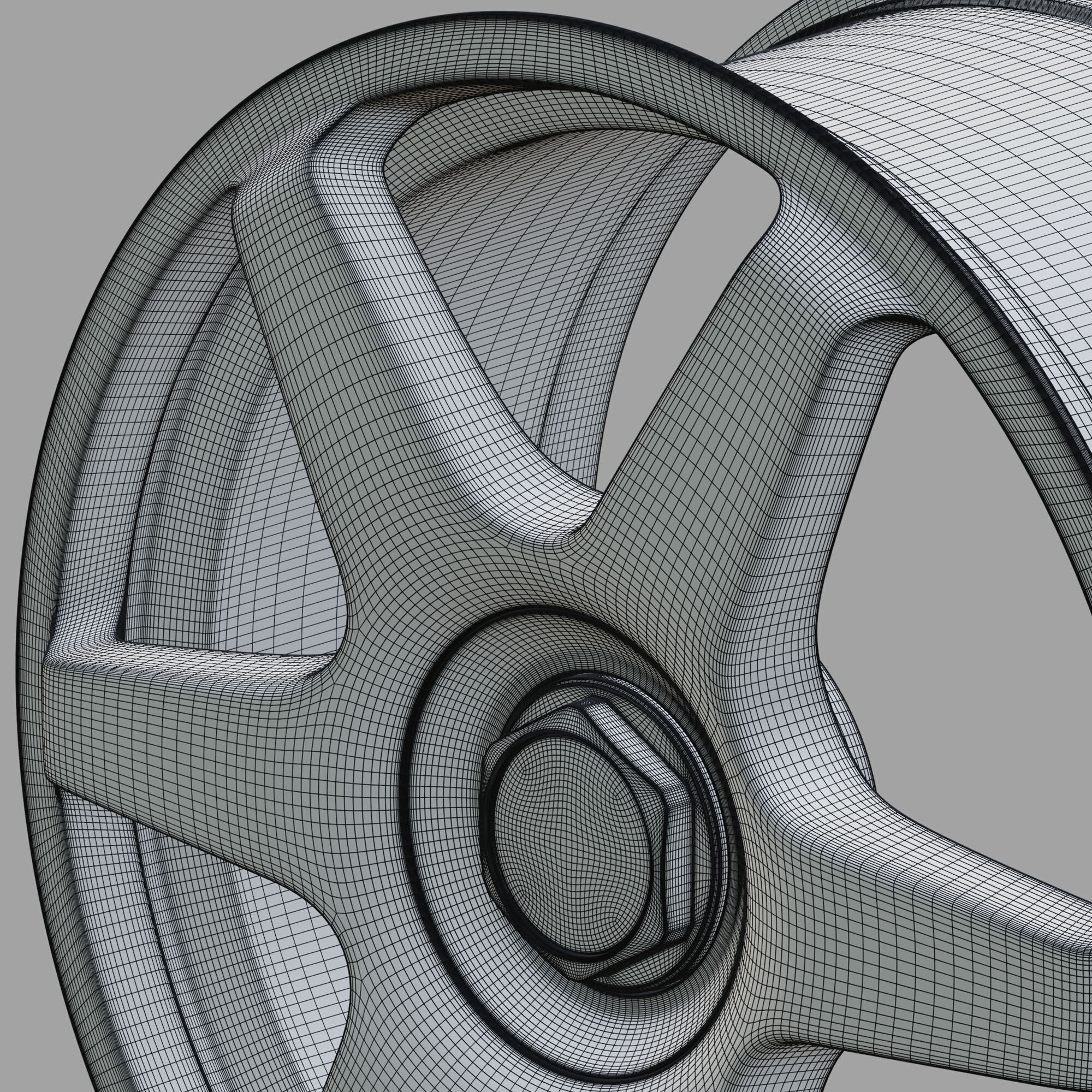 Rotiform SIX Wheel 3D Model 3D model_12