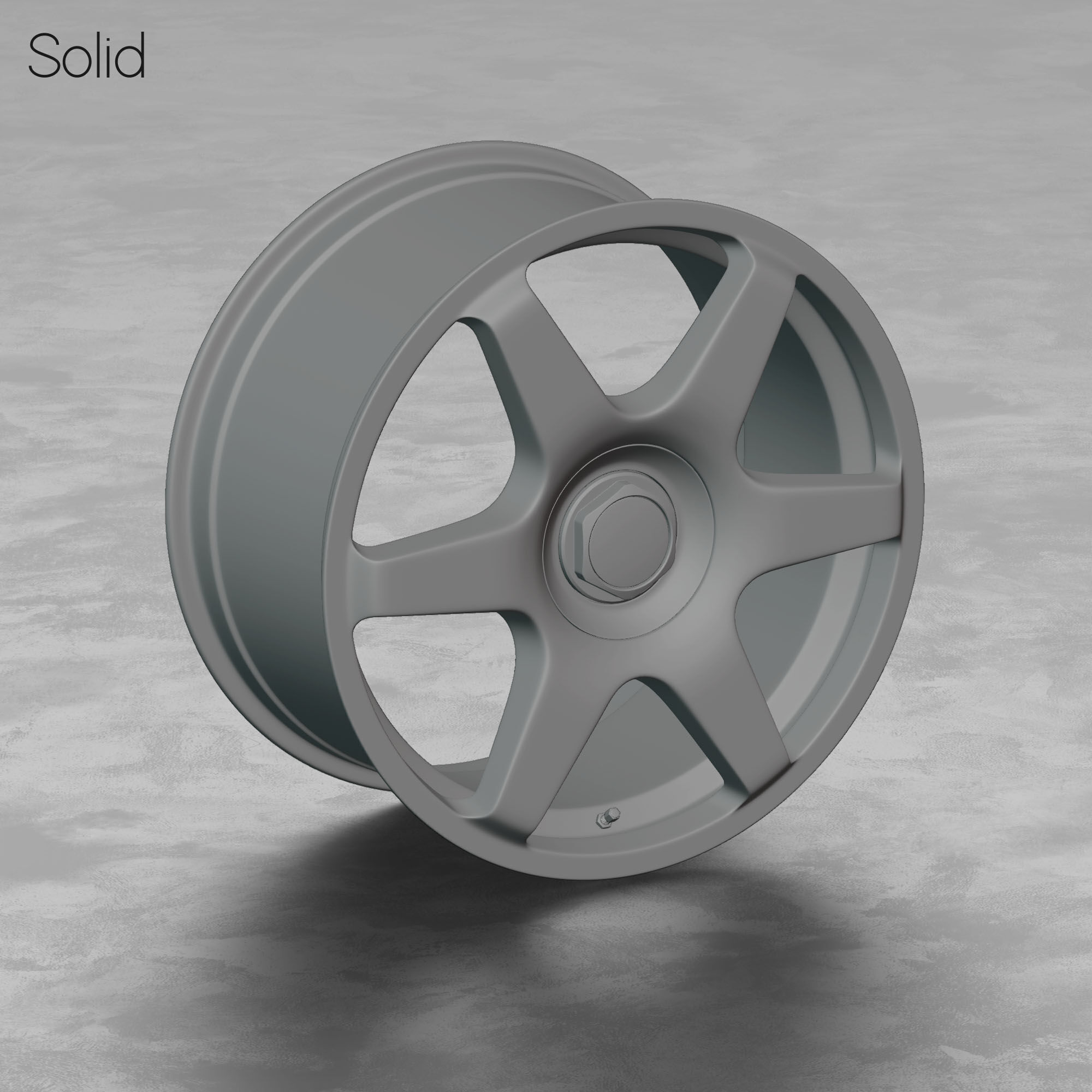 Rotiform SIX Wheel 3D Model 3D model_3