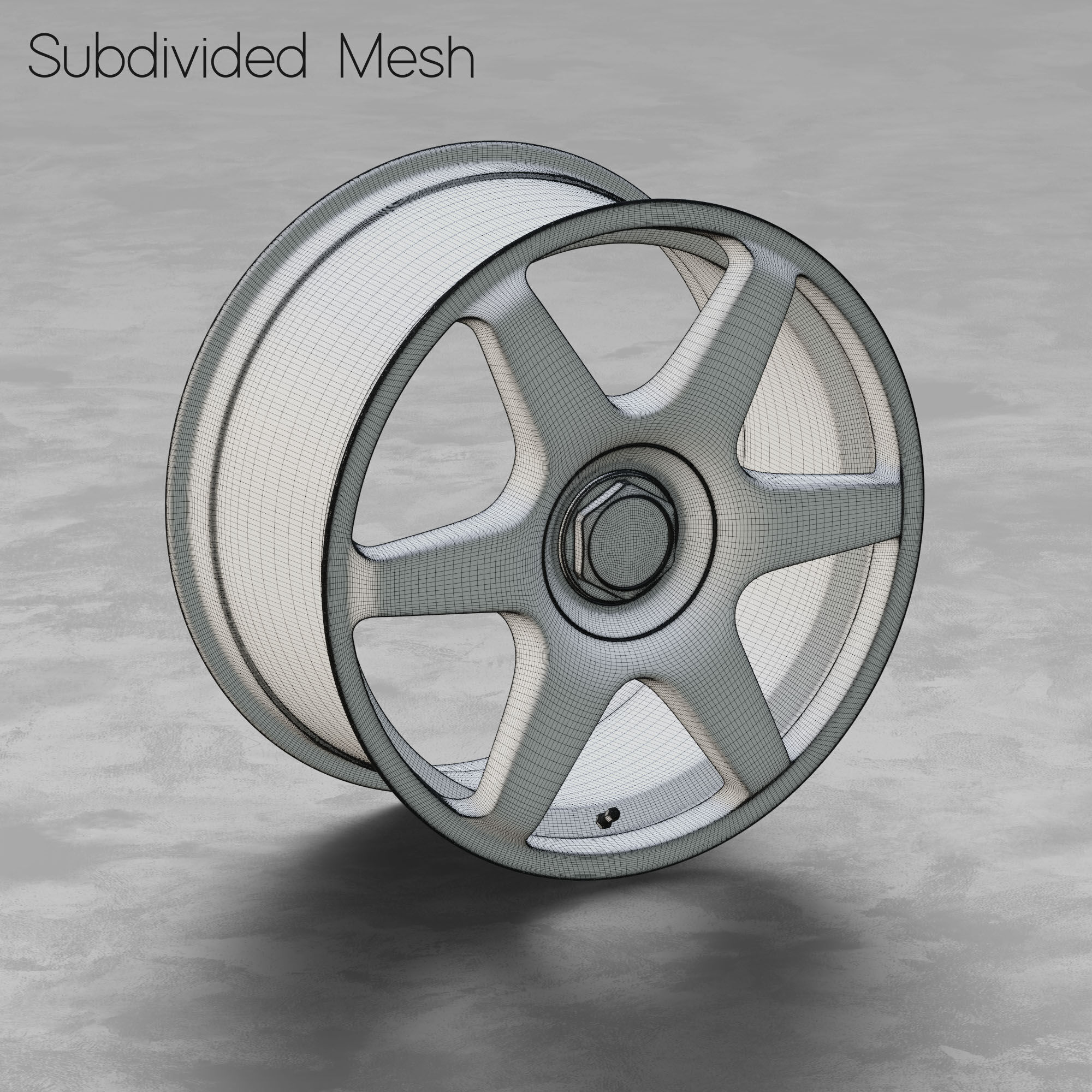 Rotiform SIX Wheel 3D Model 3D model_2
