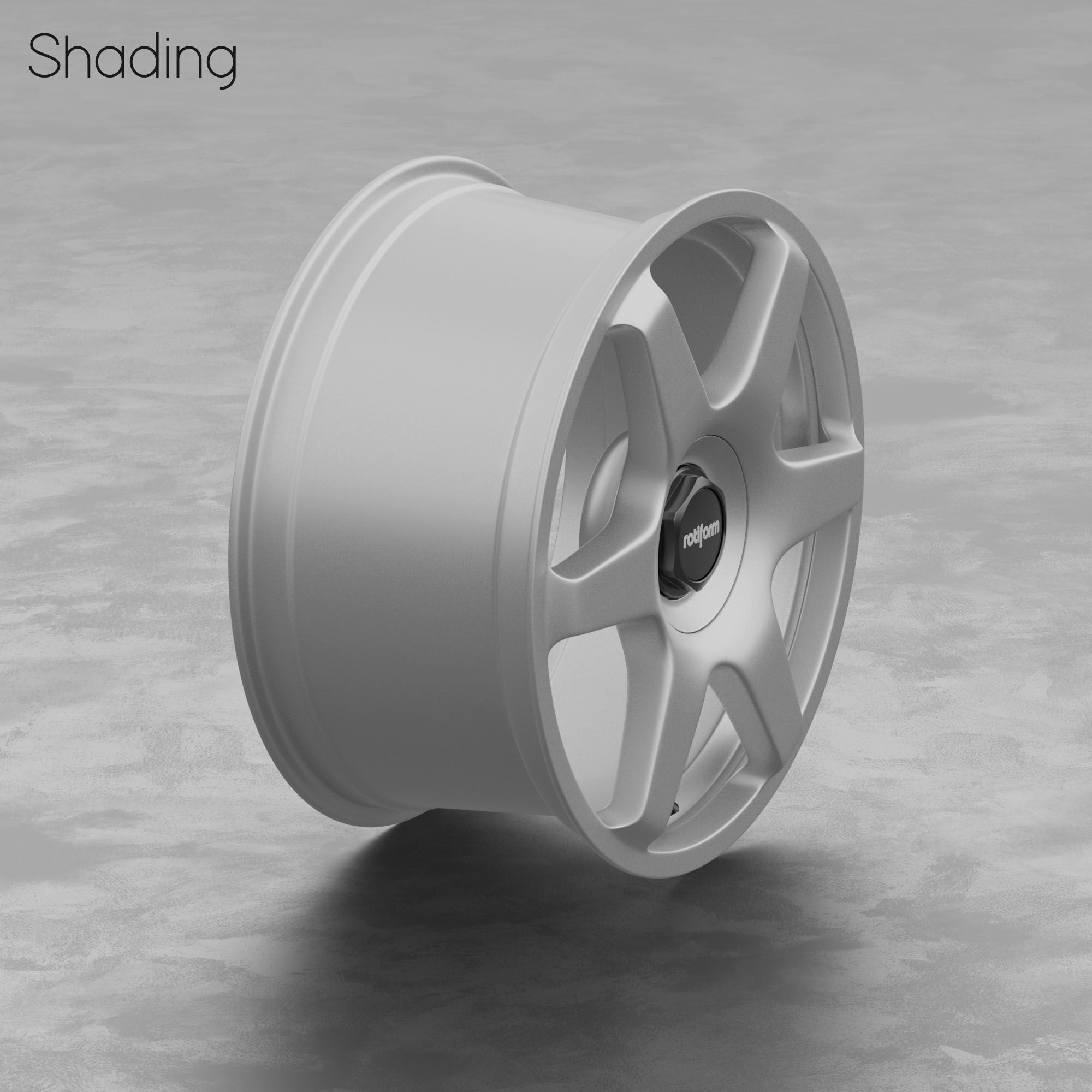 Rotiform SIX Wheel 3D Model 3D model_6
