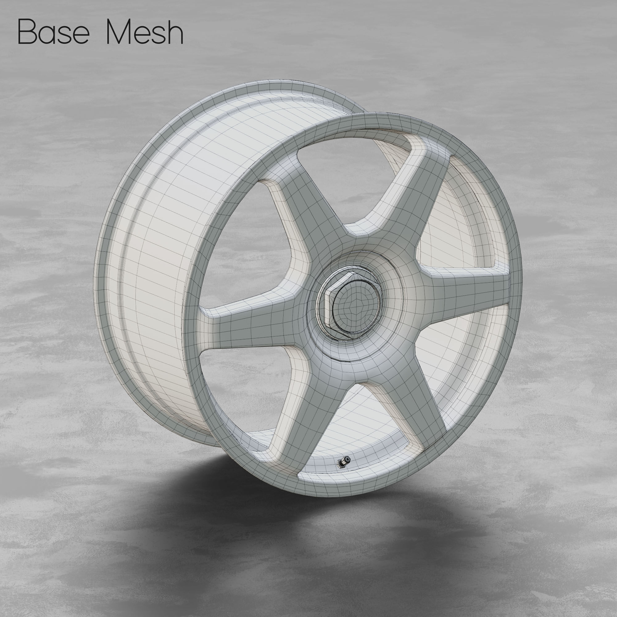 Rotiform SIX Wheel 3D Model 3D model_1