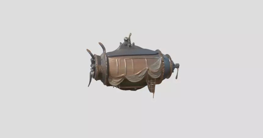 Airship by Tripo Free 3D model