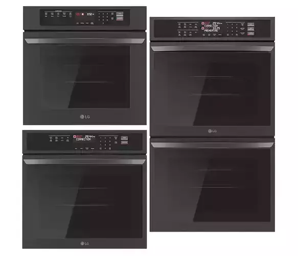LG oven collection 3D model