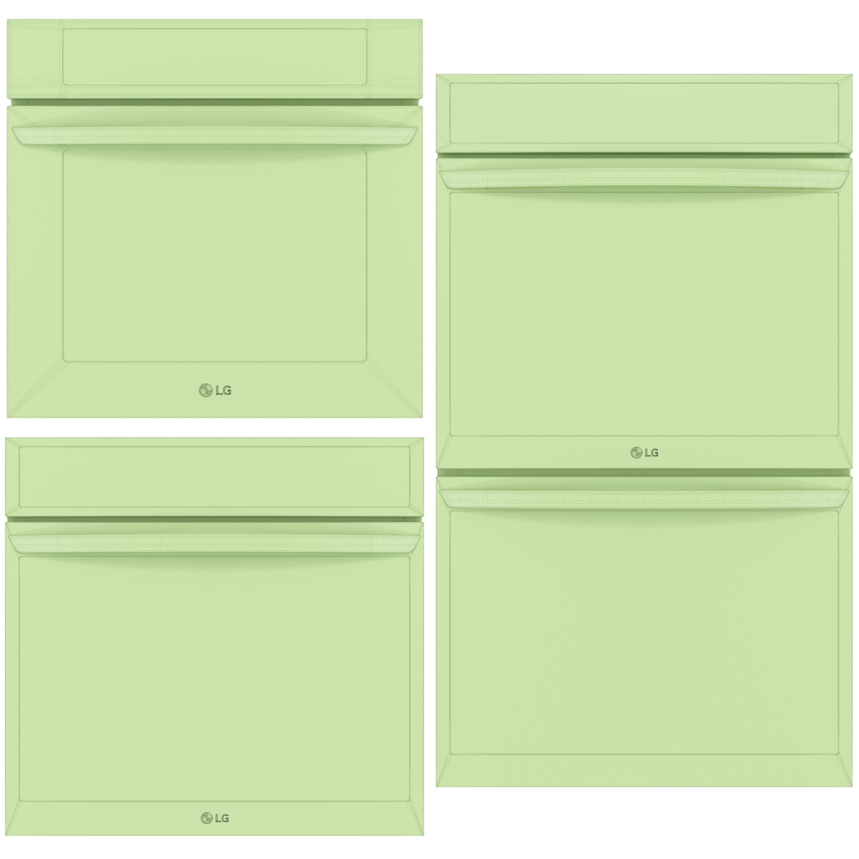 LG oven collection 3D model_5
