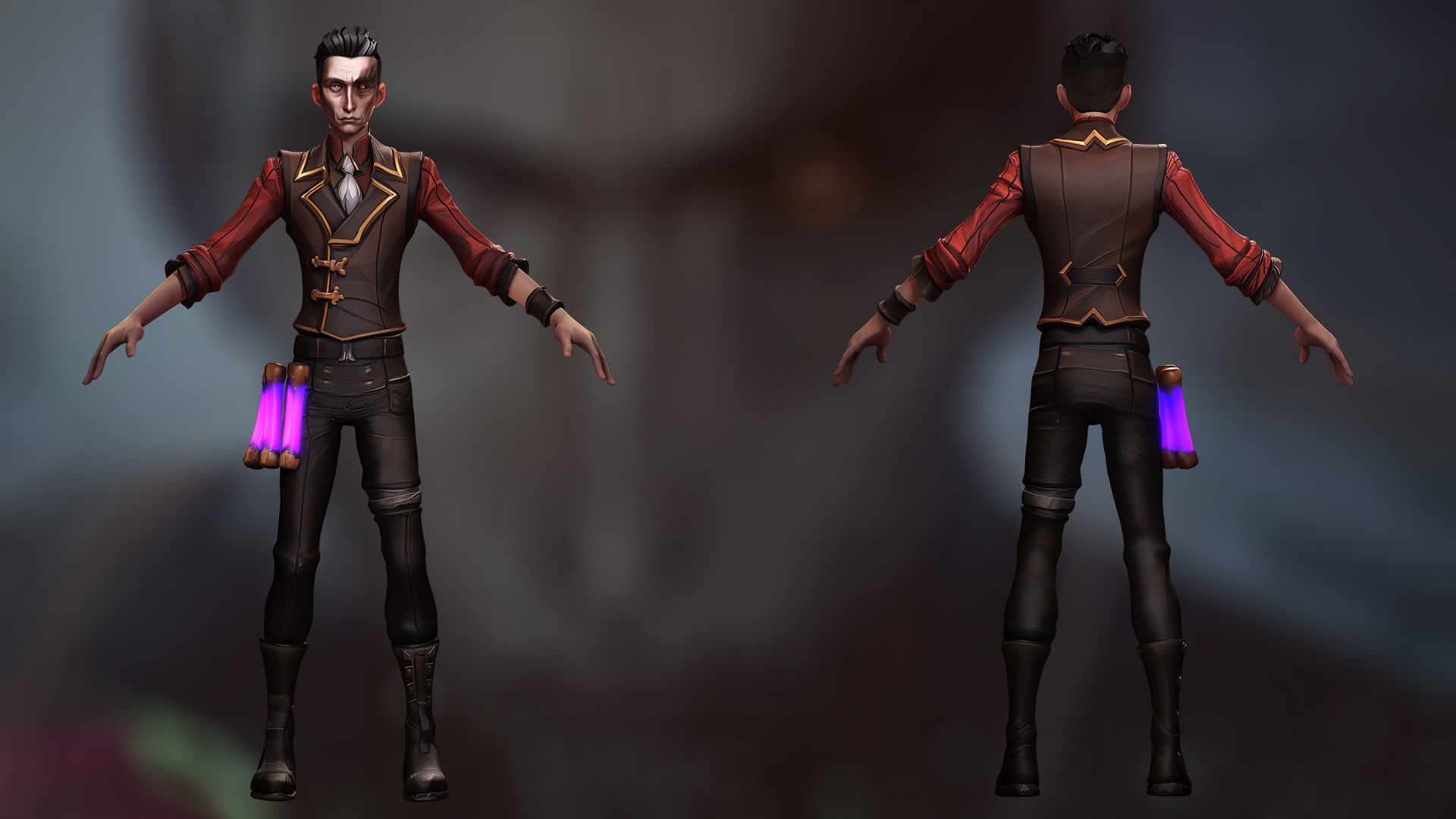 Silco Arcane Low-poly 3D model_1