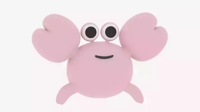 Cartoon Cute Little Crab 2