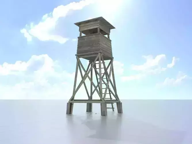 Hunting Pulpit with Roof 5m