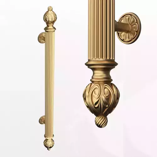 Classic Door Handle 06 Gold