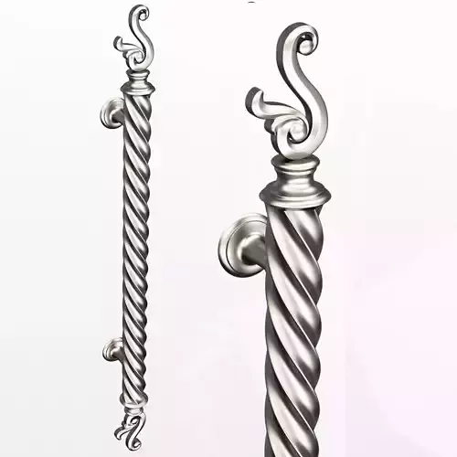 Classic Door Handle 07 Chrome