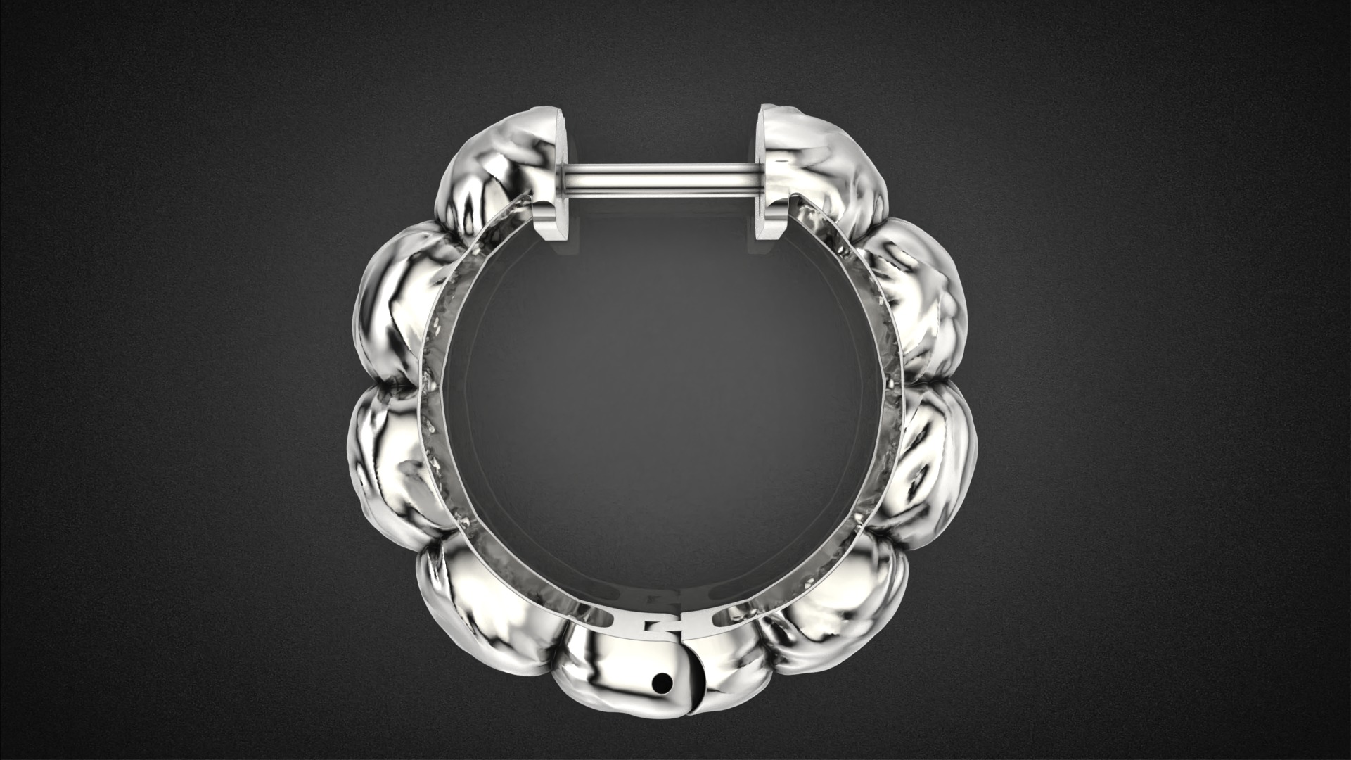 Fashion Down Jacket Earring E24 3D print model_22