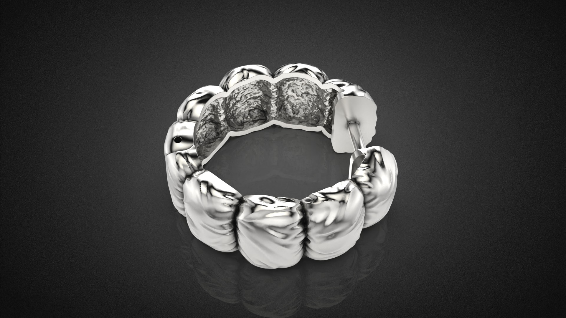 Fashion Down Jacket Earring E24 3D print model_16