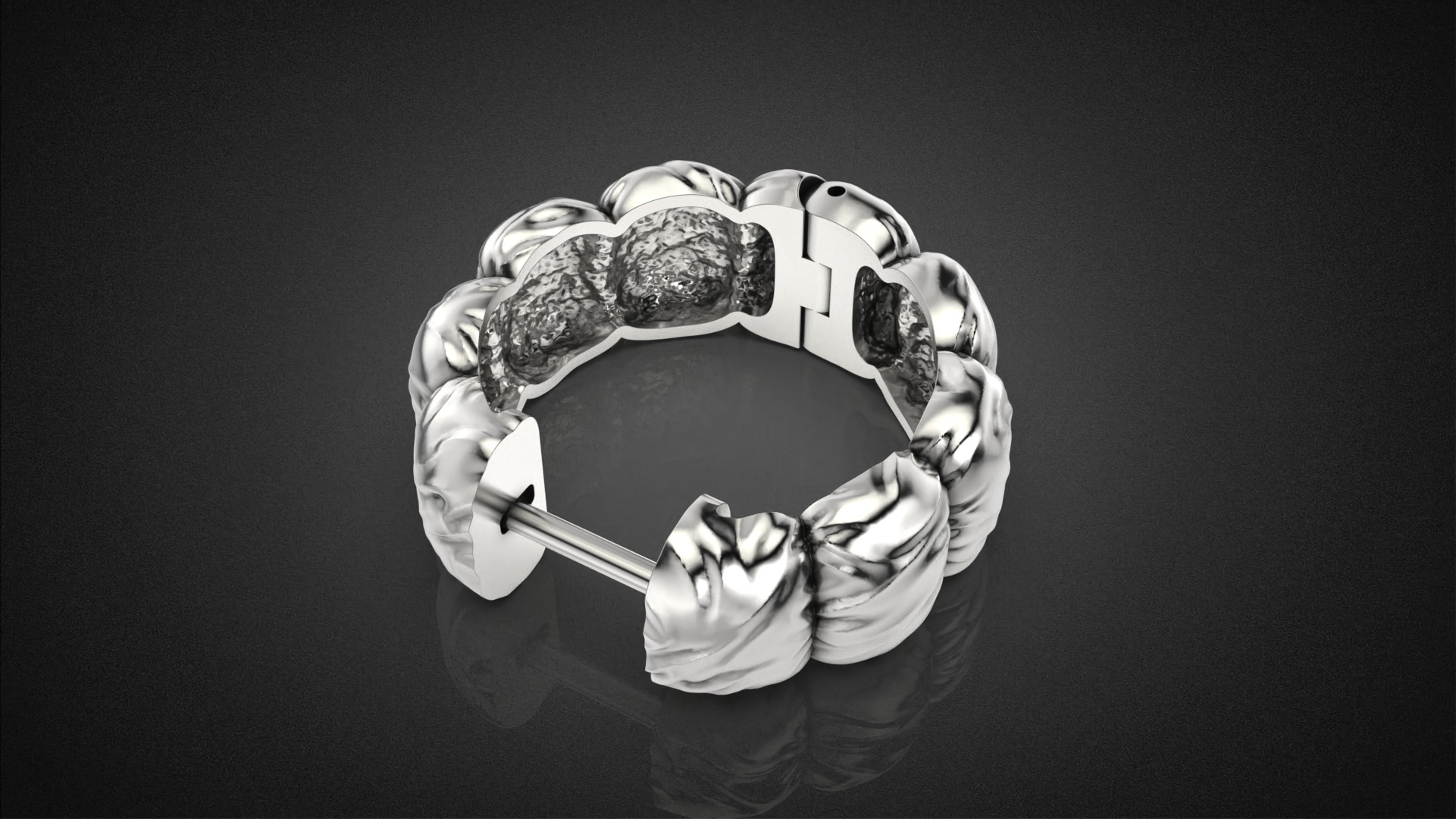 Fashion Down Jacket Earring E24 3D print model_18