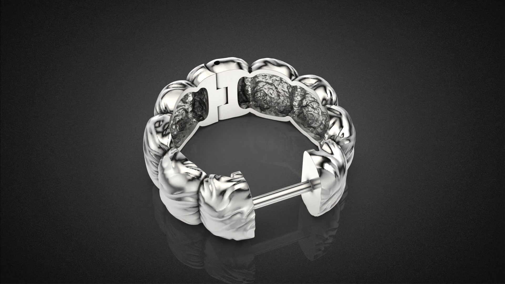 Fashion Down Jacket Earring E24 3D print model_17