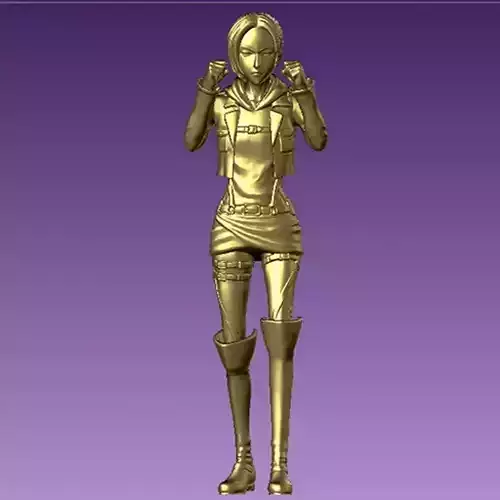 Annie Leonhart Attack on Titan 3D print model