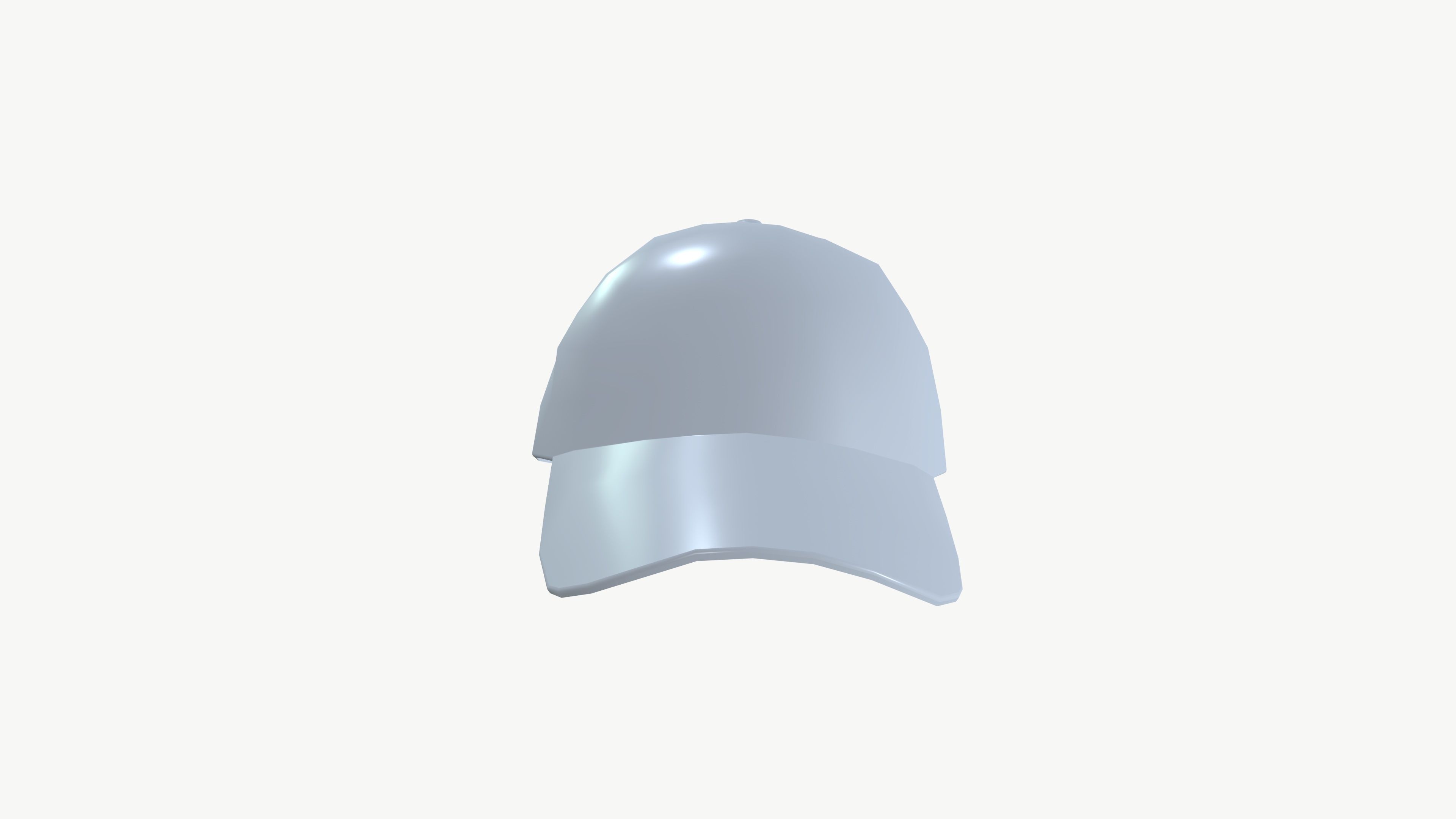 Men Cap 3D model_7