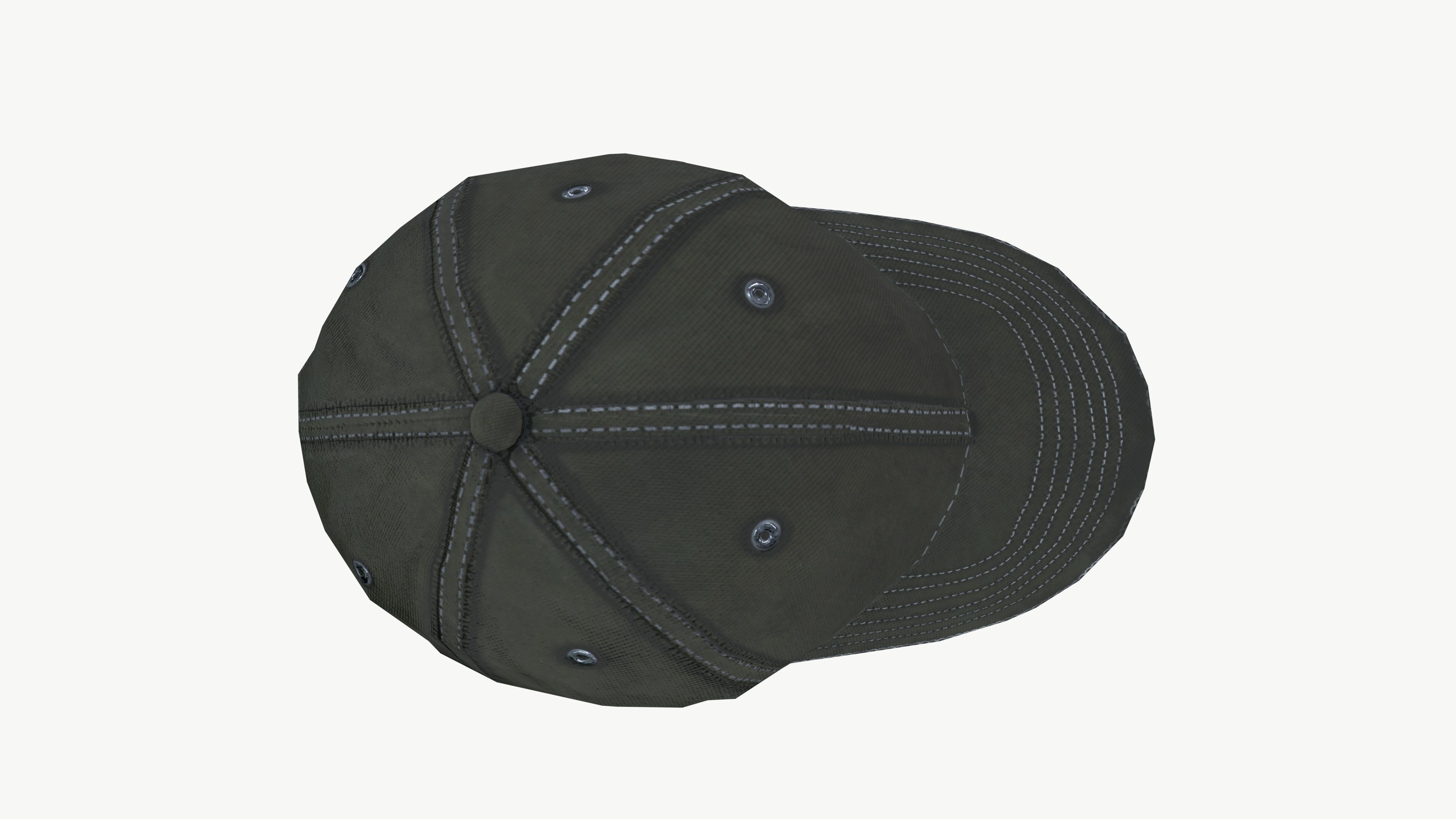 Men Cap 3D model_5