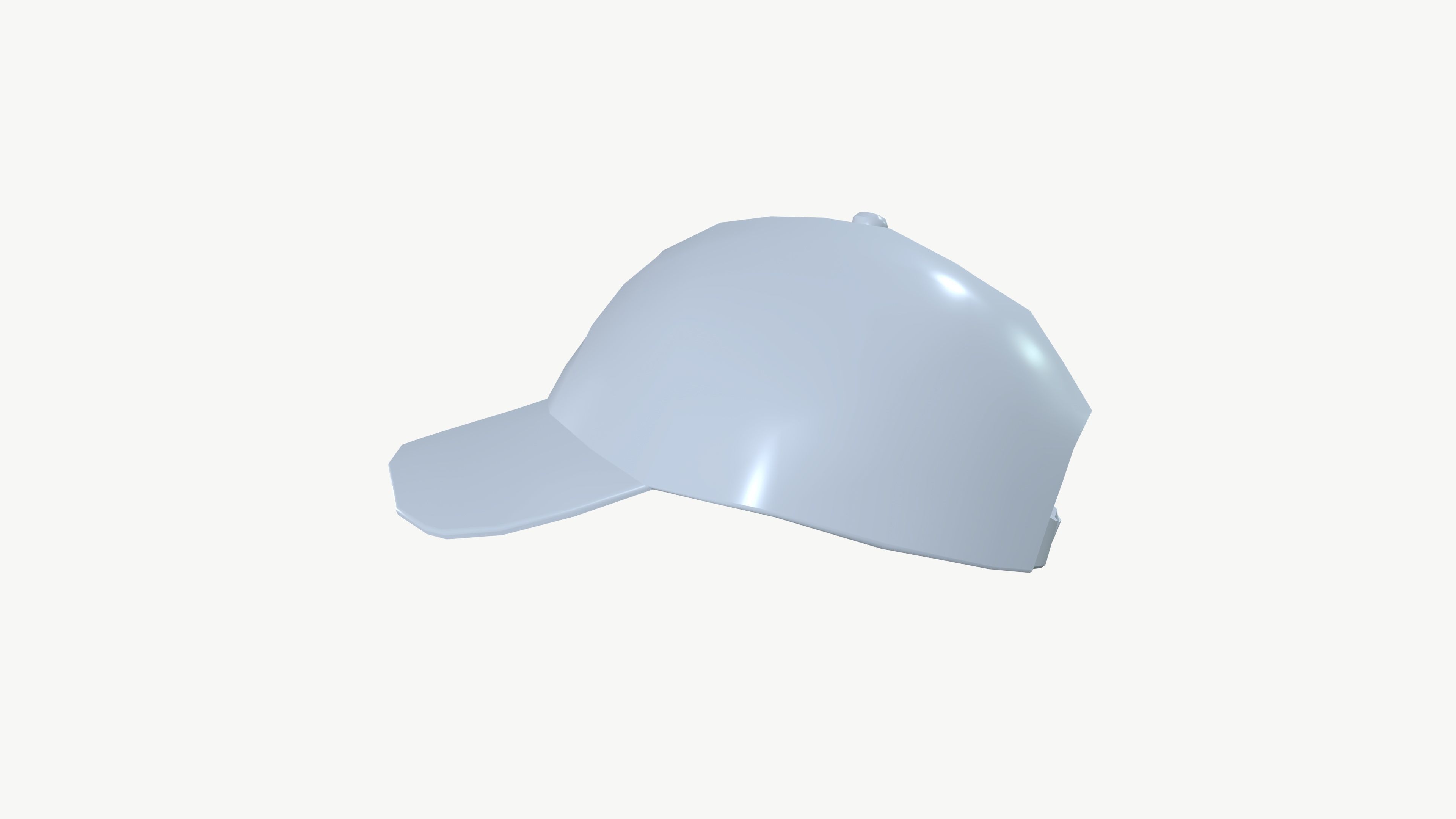 Men Cap 3D model_8