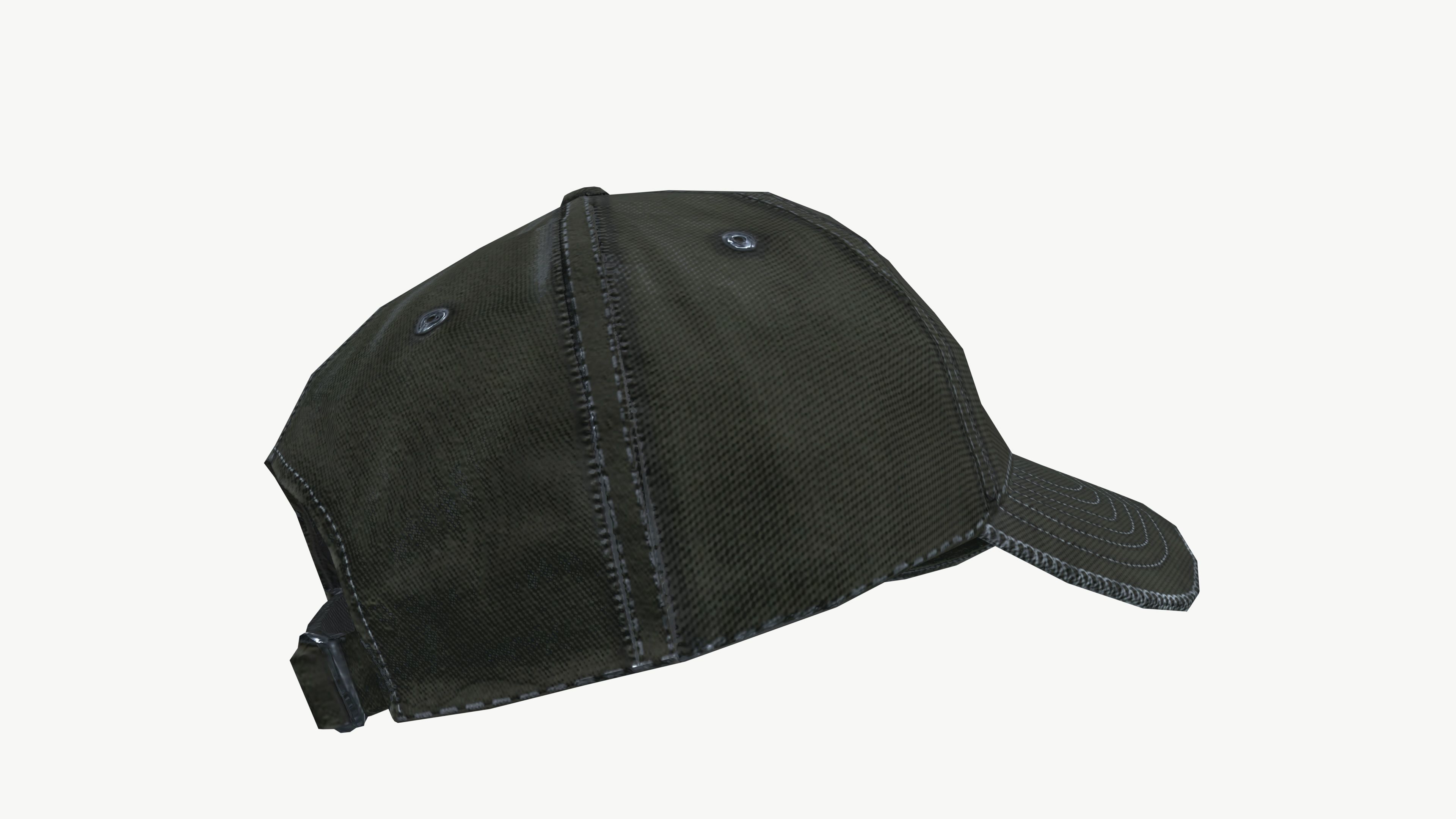 Men Cap 3D model_4
