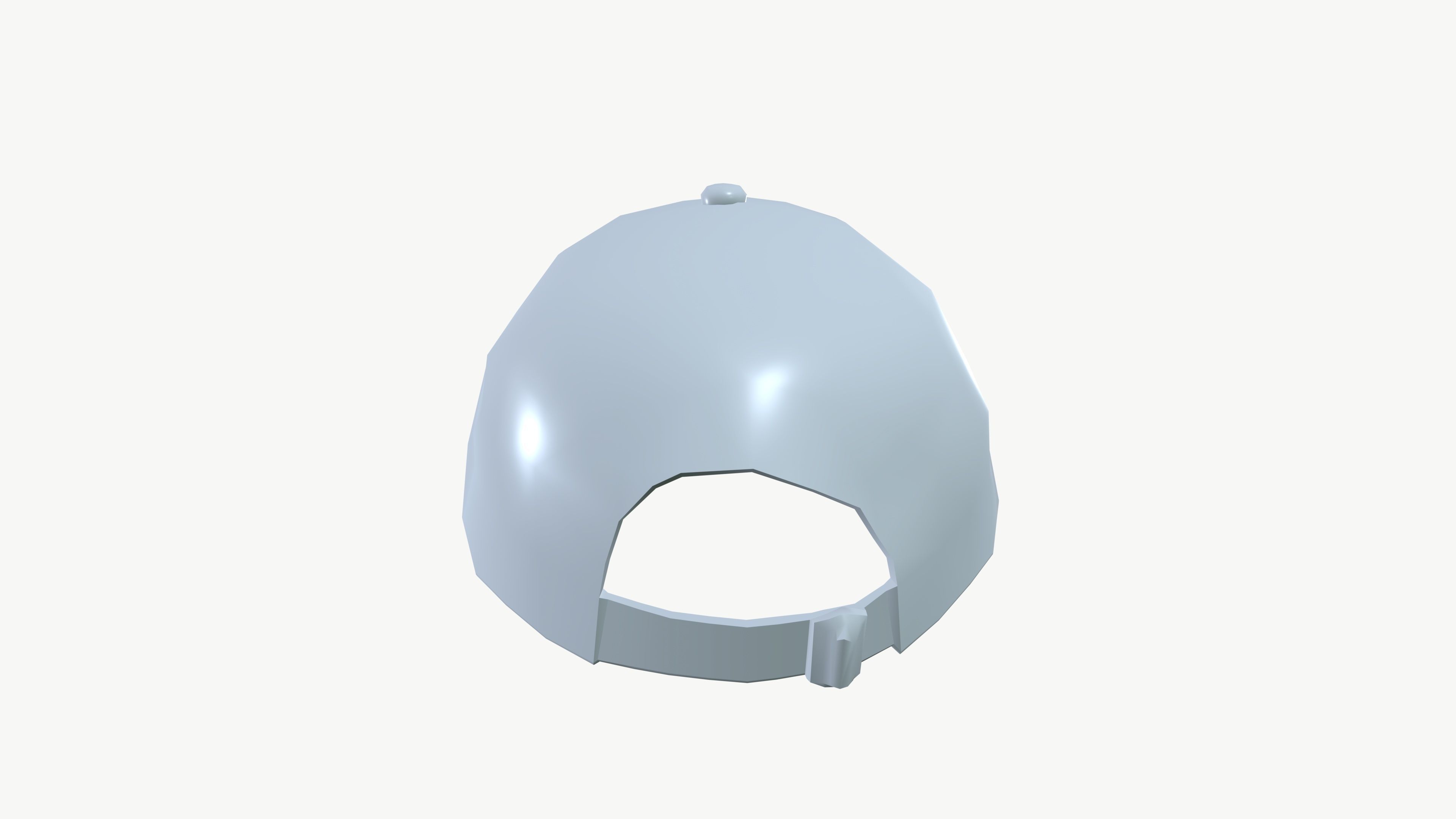 Men Cap 3D model_9
