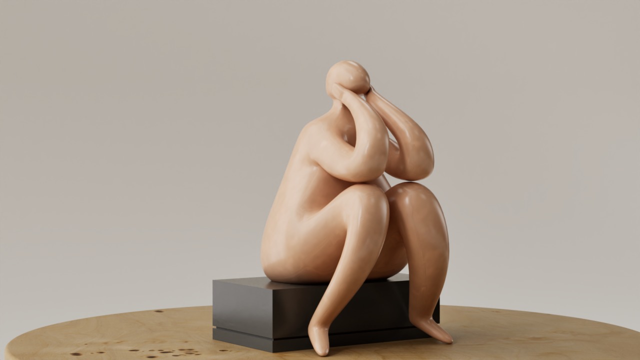 Escultura - Arte contemporaneo 3D print model_1