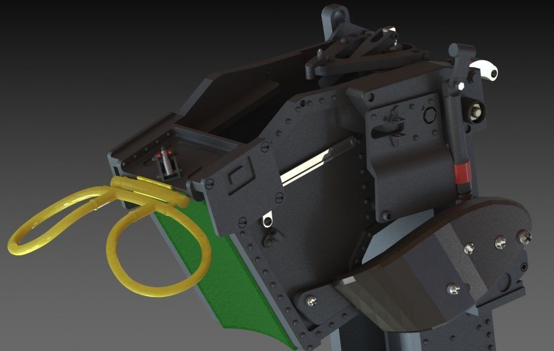 Ejection seat GRU-7a F14 seat Skymaster 3D print model_7