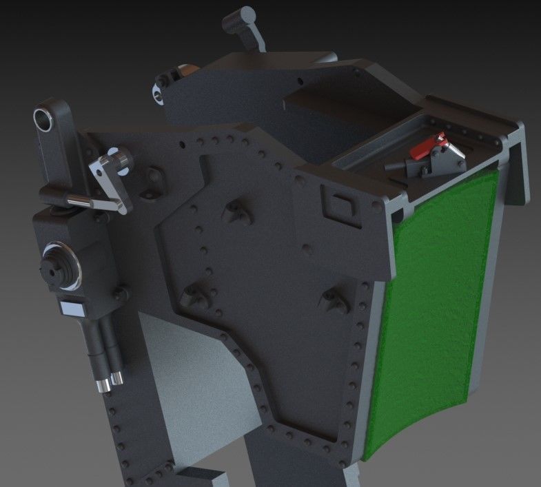 Ejection seat GRU-7a F14 seat Skymaster 3D print model_25