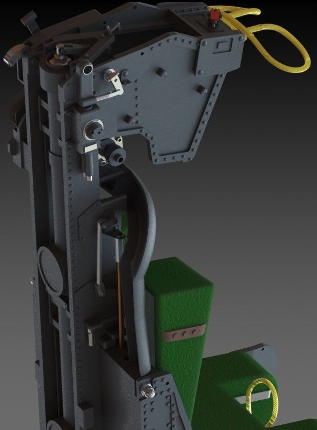 Ejection seat GRU-7a F14 seat Skymaster 3D print model_19