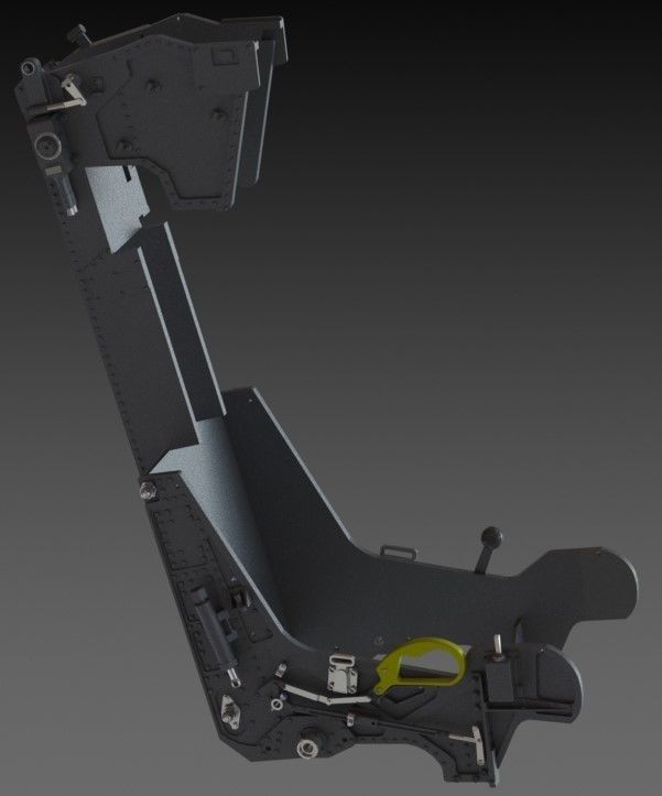 Ejection seat GRU-7a F14 seat Skymaster 3D print model_23