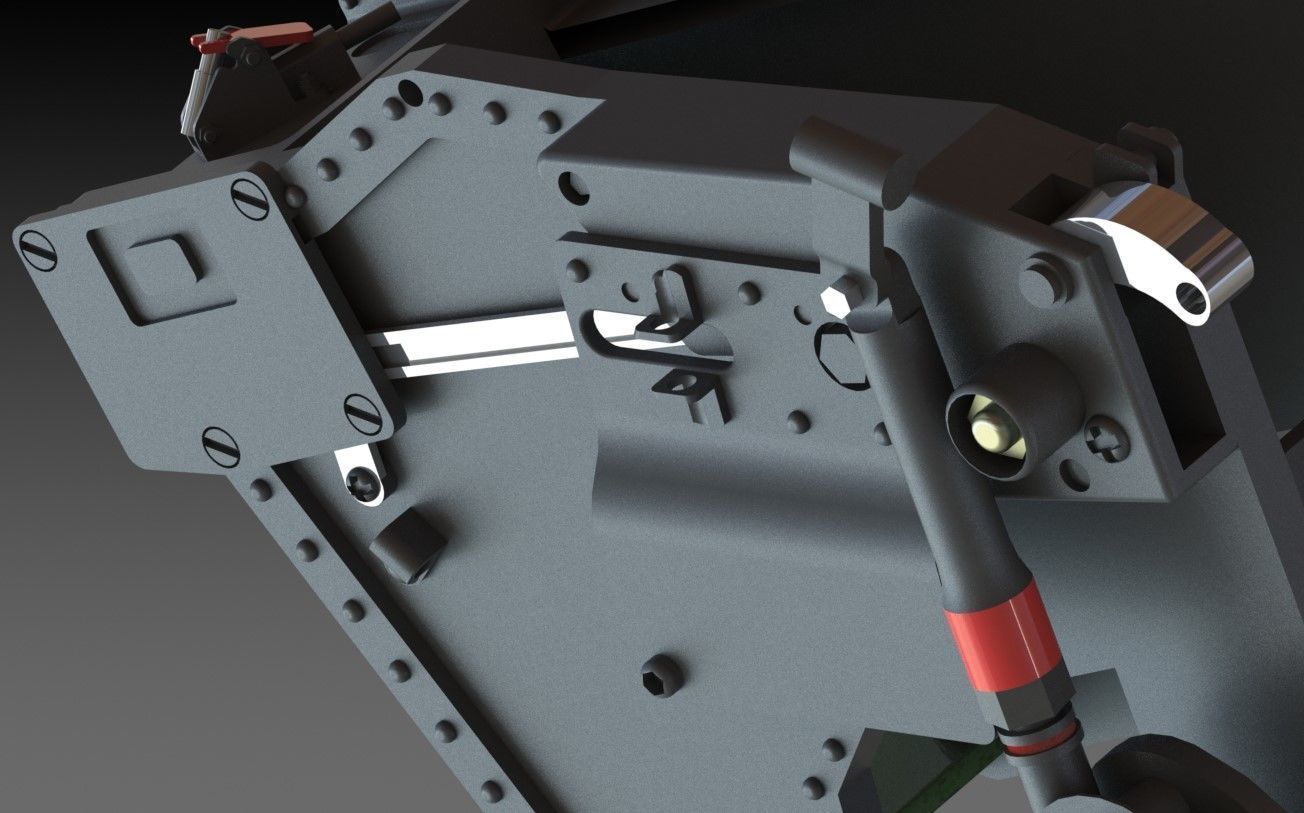 Ejection seat GRU-7a F14 seat Skymaster 3D print model_1