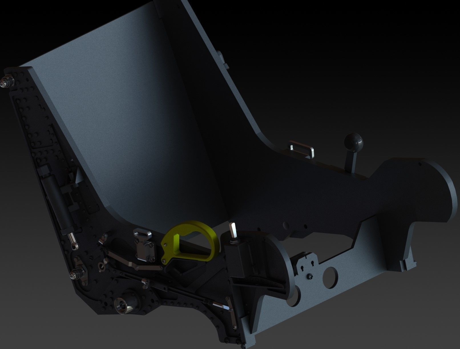 Ejection seat GRU-7a F14 seat Skymaster 3D print model_22