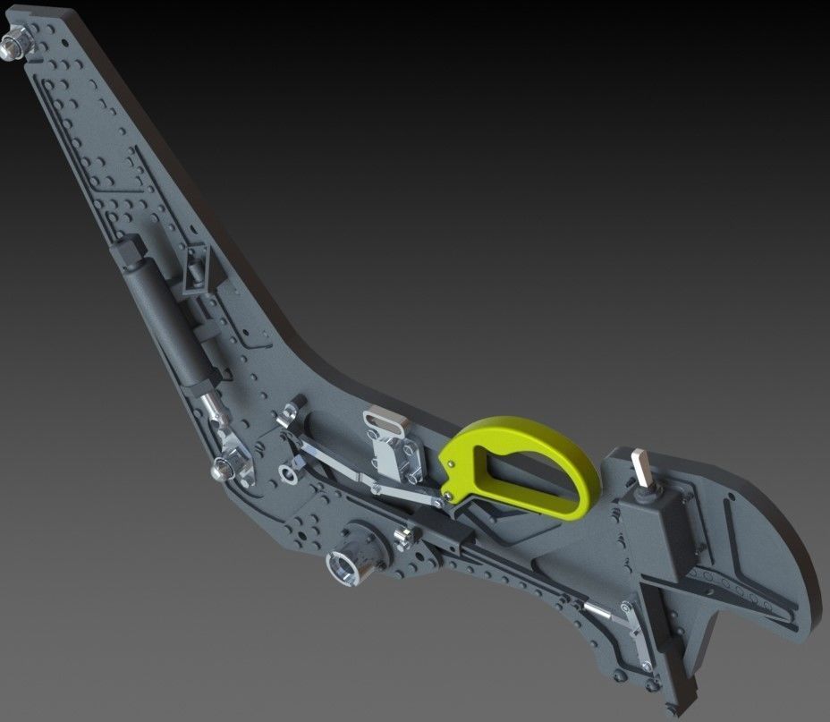 Ejection seat GRU-7a F14 seat Skymaster 3D print model_17