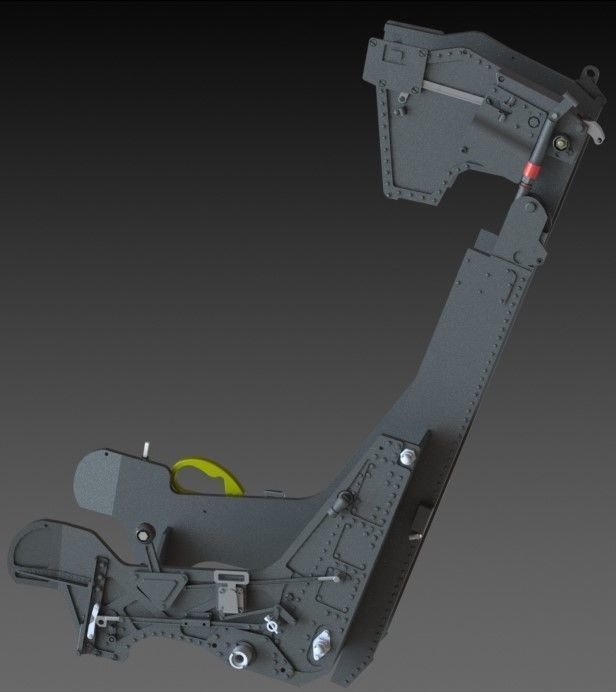Ejection seat GRU-7a F14 seat Skymaster 3D print model_24
