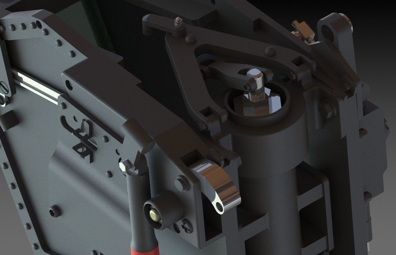 Ejection seat GRU-7a F14 seat Skymaster 3D print model_3