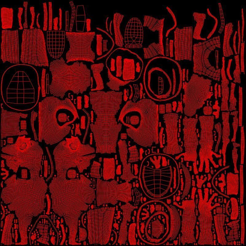 Frog boy character Low-poly 3D model_8