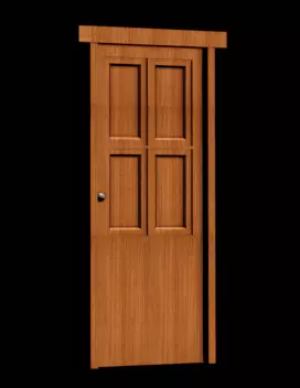realty wood door 210 80 Free 3D model