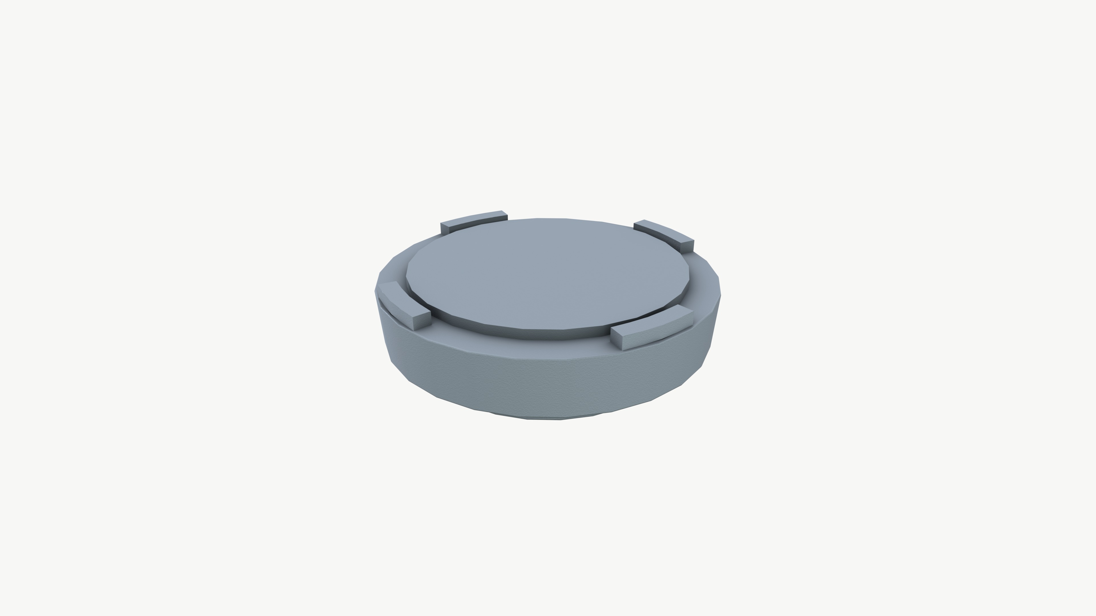 Fire detector  3D model_6