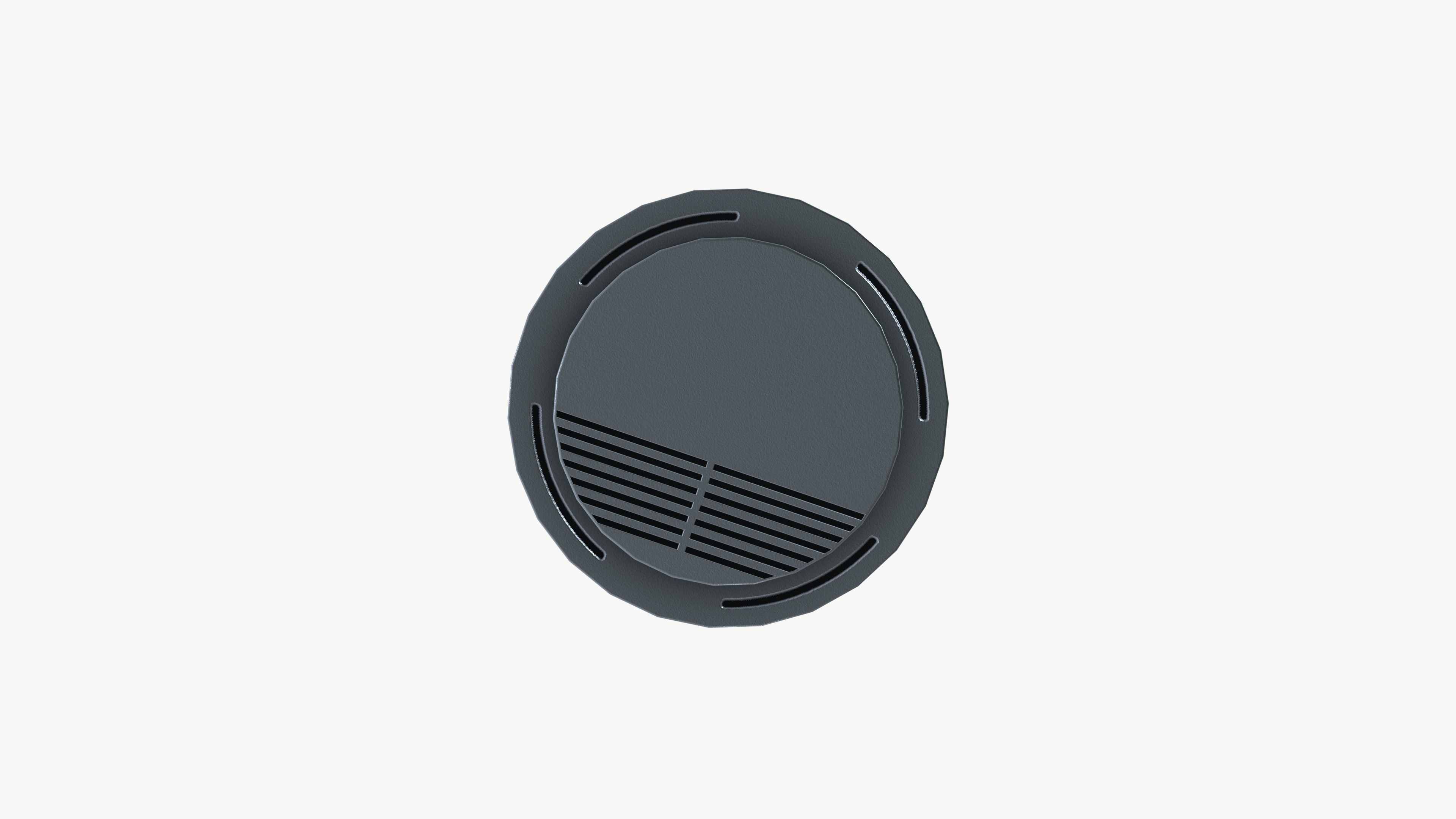 Fire detector  3D model_2