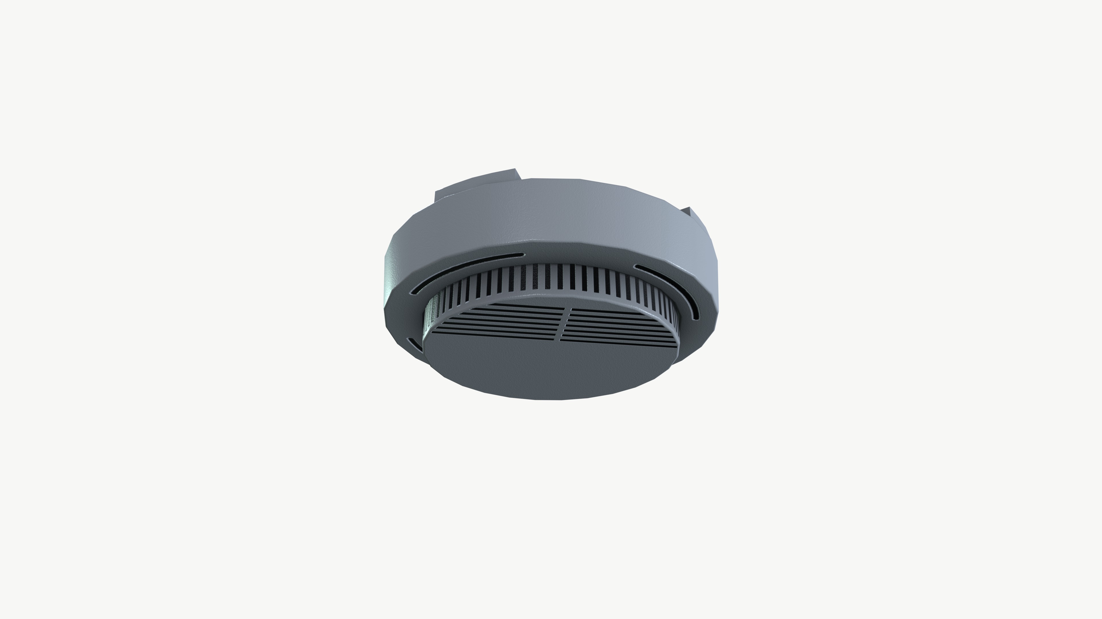 Fire detector  3D model_3