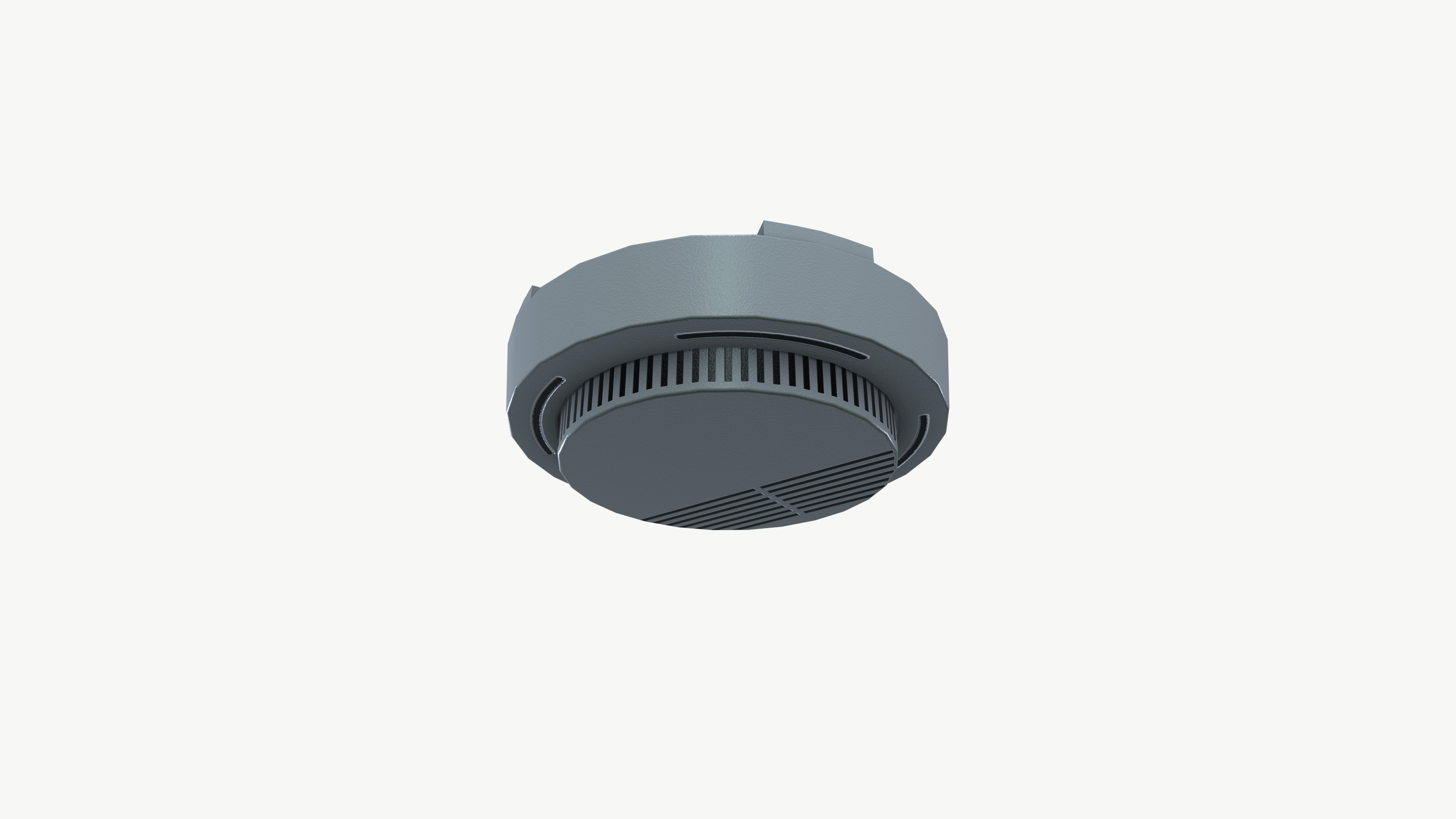 Fire detector  3D model_4