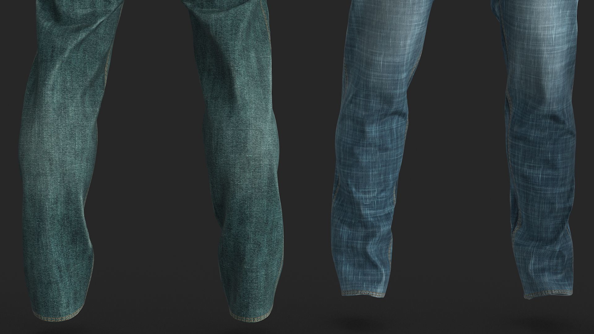 Jeans Male Female 3D Model Collection_16