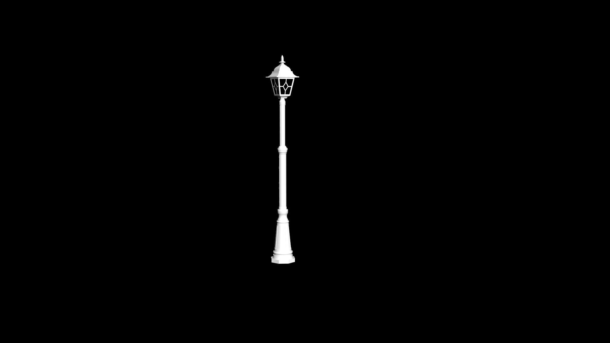Lamp Post  3D model_3