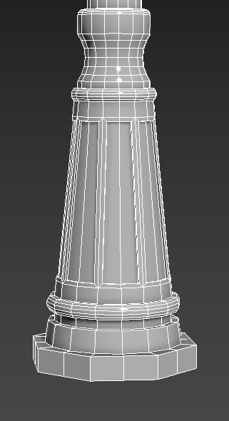 Lamp Post  3D model_5